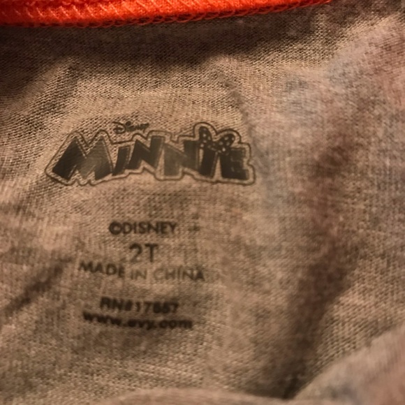 Raglan 2T Minnie Candy Corn Tee - Picture 3 of 3